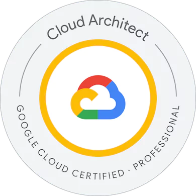 Google Cloud Architect certification badge